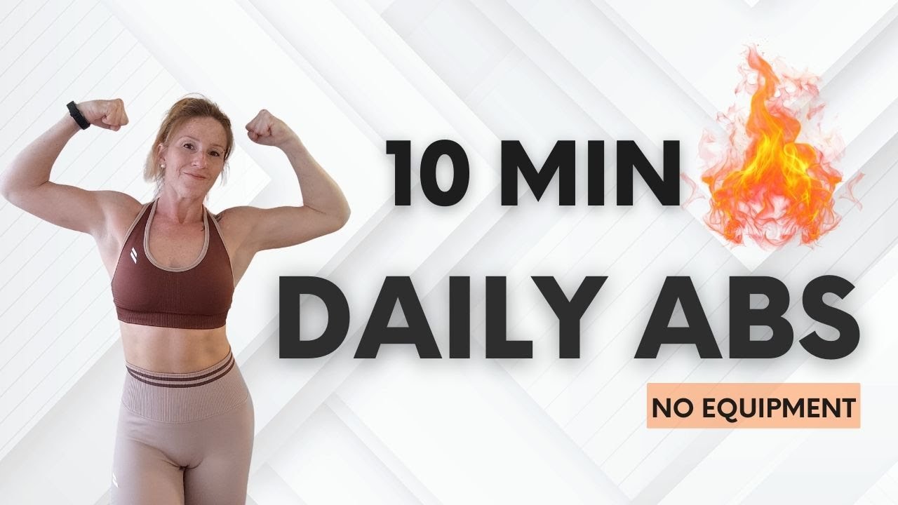 10 MIN DAILY ABS WORKOUT -TOTAL ABS workout at Home ,No equipment - YouTube