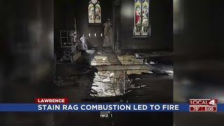 Spontaneous combustion blamed for Lawrence church fire