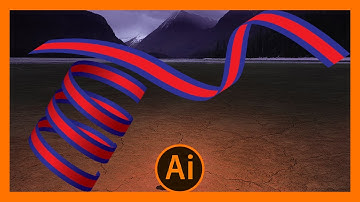 How to Design Flag Ribbon in Adobe illustrator 2021 Khmer