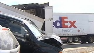 Massive Pile-Up on Texas Interstate