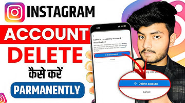 Instagram Account Delete Kaise Kare Permanently 2025 | How To Delete Instagram Account Permanently