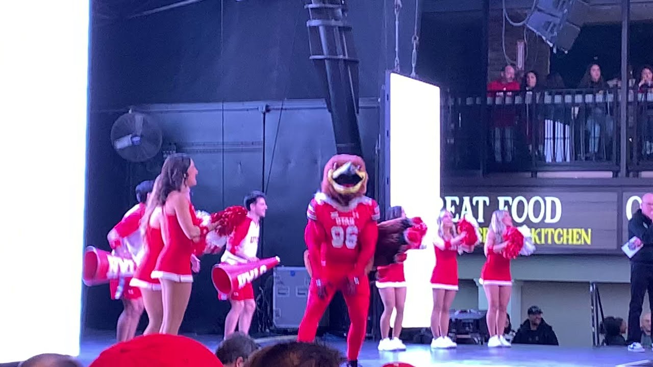 Utah Utes Pep Rally Scenes