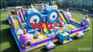 Massive Anime-Style Fun! 👁️ Next-Gen Inflatable Theme Park Indoor Engineering