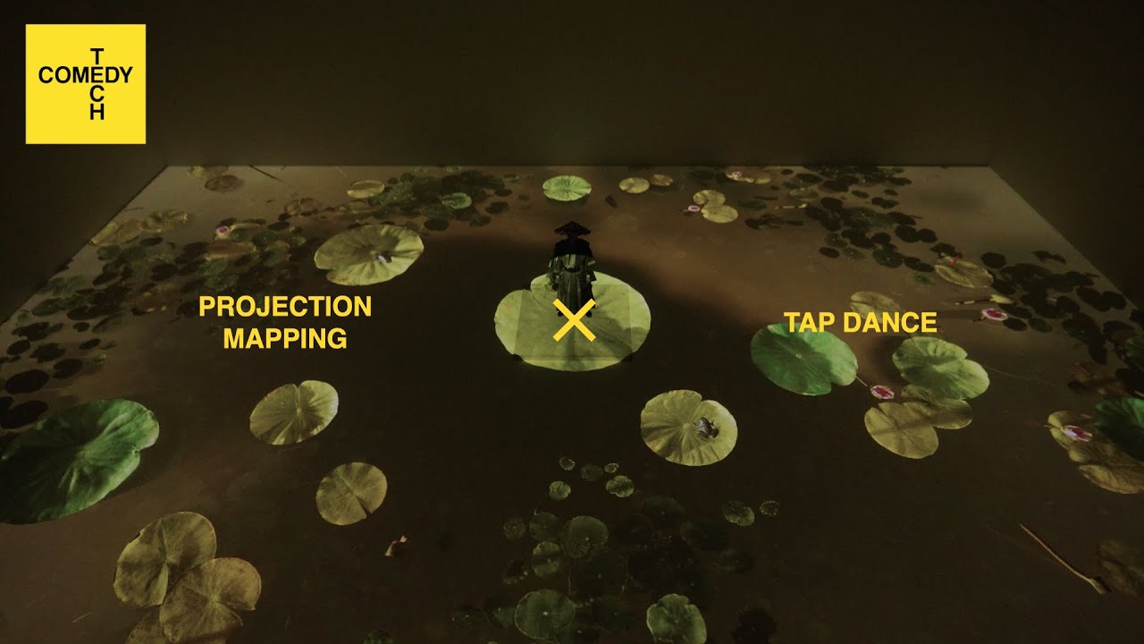PROJECTION MAPPING × TAP DANCE｜HideboH｜COMEDY TECH PROJECT - YouTube