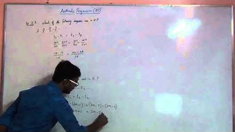 10th Samacheer Maths- Sequence and Series(Ex:2.2) Part 2