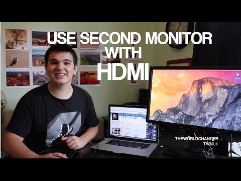 COMMENT UTILISER MONITEUR HDMI DEUXIÈME