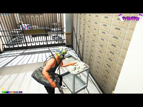 GTA 5 Roleplay - TCRP 1 - Robbing Banks And Intense Cop Chase