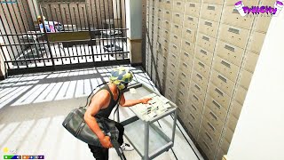 GTA 5 Roleplay - TCRP 1 - Robbing Banks And Intense Cop Chase @AyeDueces