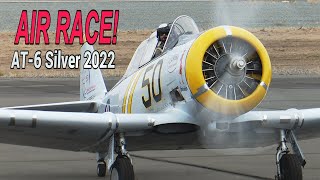 AIR RACE! Reno AT6 SILVER, 2022  Spectacular Sound with announcer!
