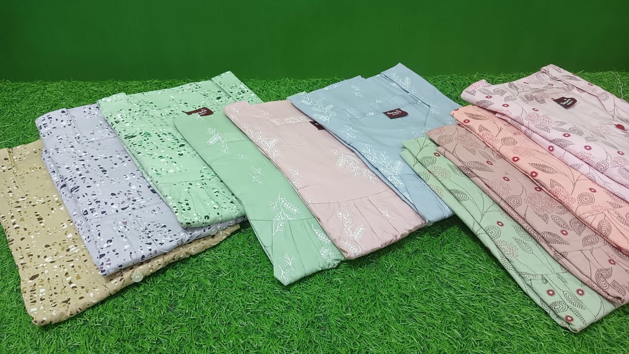 February 11, 2026/Pure cotton Pleated nighty collection /XL & XXL size 