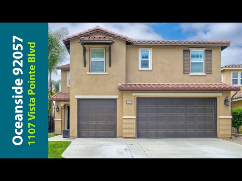 1107 Vista Pointe Blvd, Oceanside, CA home video tour
