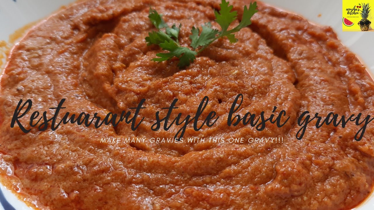 storable basic veg gravy recipe in kannada100 ಹೋಟೆಲ್ ಸ್ಟೈಲ್ ಗ್ರೇವಿ