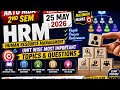 AKTU MBA 2ND SEM HUMAN RESOURCE MANAGEMENT [HRM] UNIT WISE MOST  IMPORTANT TOPICS (25/05/2026)