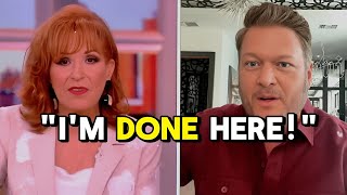 Blake Shelton ERUPTS On The View After Heated  Confrontation With Joy Behar.