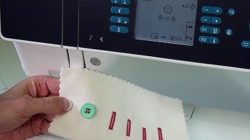 Pfaff expression 3.5 35 Sewing on Buttons