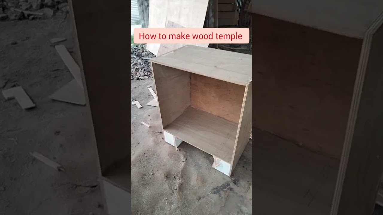 how to make wood temple 