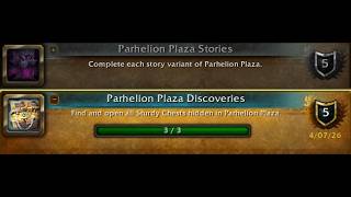 How To Get The Parhelion Plaza Discoveries Achievement! (Delves)