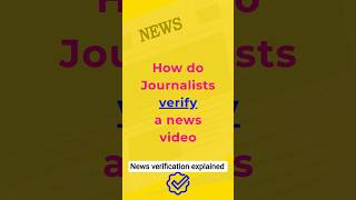 Is this video real Here's how journalists fact check or verify a video 🔍🎥
