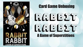 Unboxing Rabbit Rabbit A Game of Superstitions