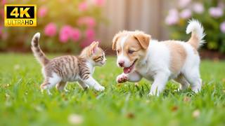 Baby Animals 4K and Healing Piano | Soft Paws, Calm Mind 🐾 screenshot 2