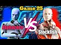 AlphaZero VS StockFish Game 25 تحدى المحركات بين الفازيرو واستوكفيش المباراة الخامسة والعشرون 