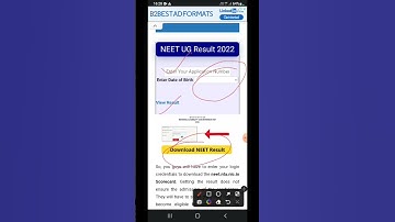 Neet ug result declared 2022 #shorts #nta #neet #neet2022 #result #viral #neetug