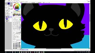 SpeedPaint Чёрного Кота SpeedPaint Чёрного Кота