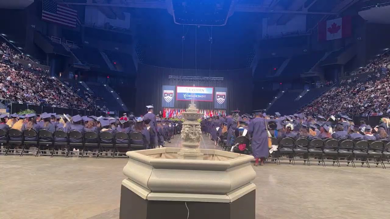 135th Undergraduate Commencement of Eastern Connecticut State University in just 20 seconds