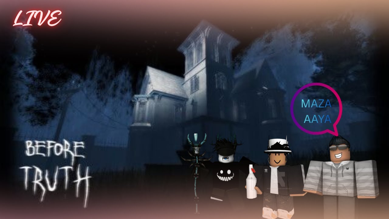 ROBLOX HORROR LIVE 🔴 | Before Truth Gameplay | Scary Horror Game Live Hindi | @ivelar_7