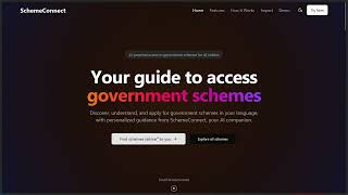 NMIT Hack 2025 SchemeConnect (Portfolio)