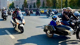 Moscow Moto season 2023 is Over 🏍 Thousands of Bikers rode along the Garden Ring