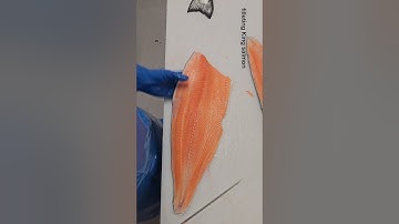 Mastering the Art of Filleting King Salmon 🐟✨