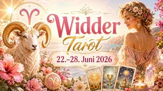 Tarot ♈️ Widder ♈️ Woche 22-28.06.2026 ♈️Diese Woche bringt Aktivierung, Botschaften und Fortschritt