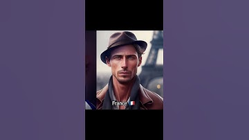 Countries of the world as humans generated using AI  Part 1