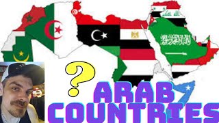 The difference between Arab Countries (Geography Now!) REACTION