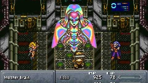 Chrono Trigger - 176 BOSS Mother Brain, Displays