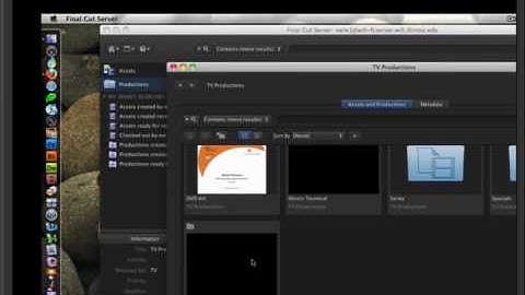 Uploading Assets in Final Cut Server by Jenny Veile