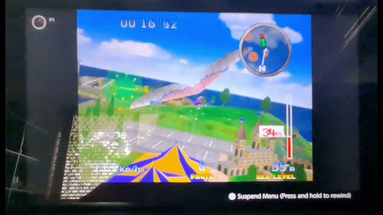 Pilotwings 64 - Level Run 100% - Albatross Nest - 