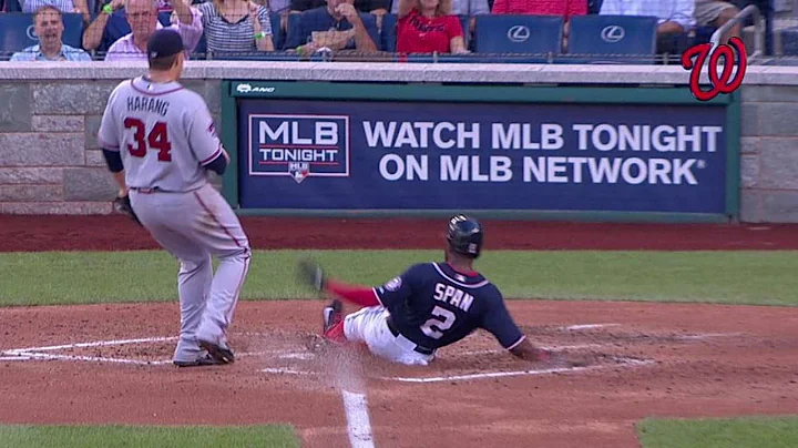 ATL@WSH: Span scores on passed ball to tie game at 1