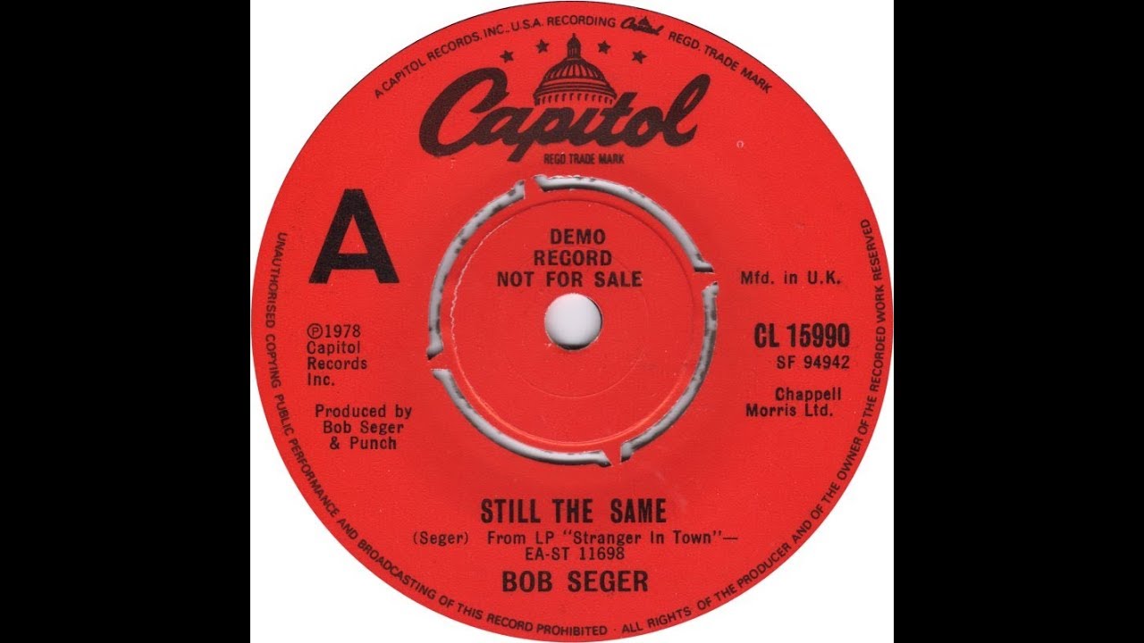 Still The Same Karaoke Bob Seger