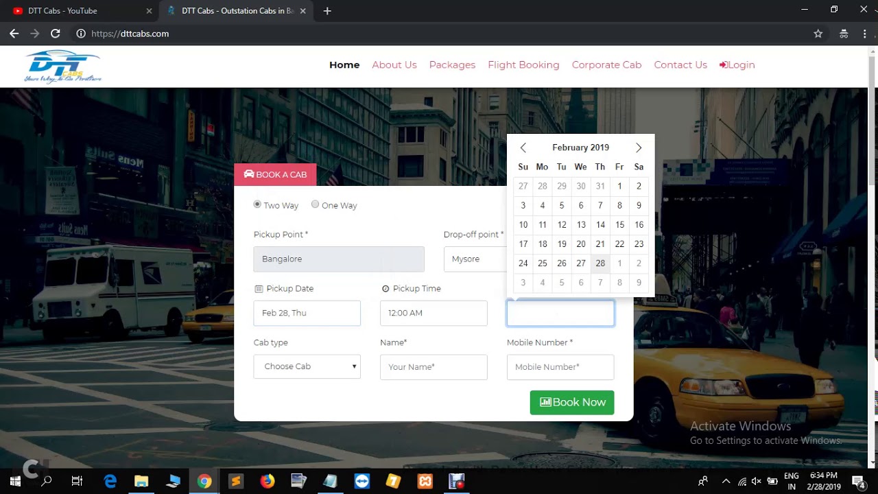 How to book cab for outstation in Bangalore with Best Price. (Dtt Cabs