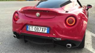 Alfa Romeo 4C Sound & Ferrari F360 Modena Spider Acceleration