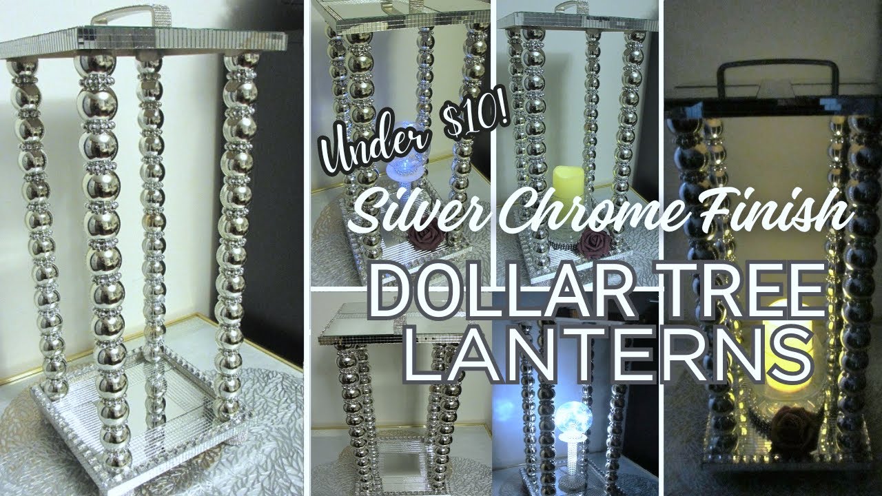 Jumbo Sized DIY Lanterns | Candle Holders | Dollar Tree DIY | Glam Home Decor Ideas