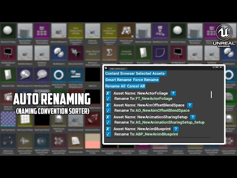 Asset Renaming Tool for UE4