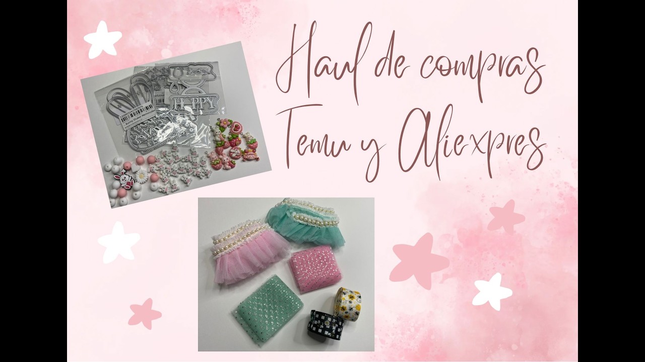 Haul compras de Temu y Aliexpress