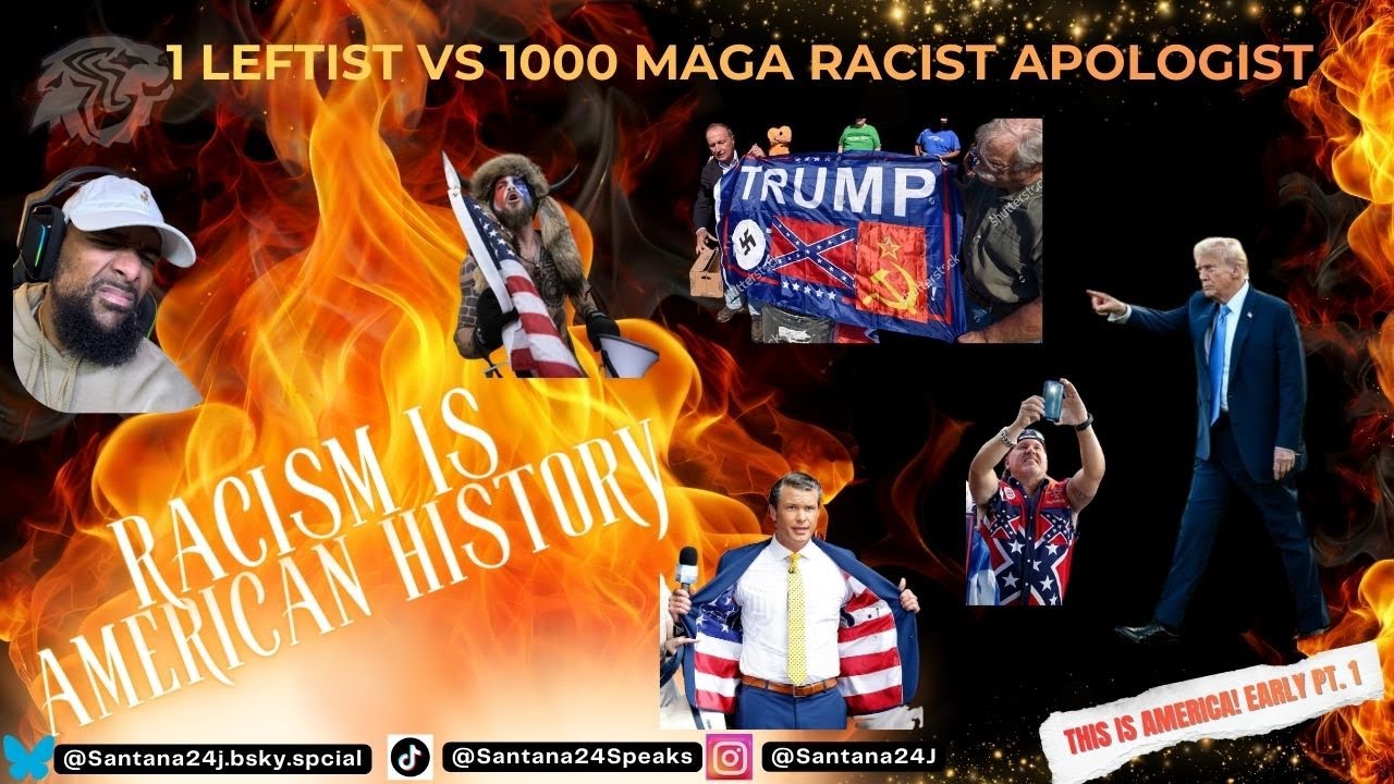 1 Leftist vs 1000 MAGA RACIST APOLOGIST: Sparring with Santana (Early PT. 1)