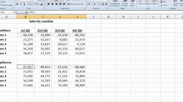 Using Named Ranges In Excel