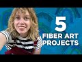 5 elementary fiber art projects with sarah krajewski ep 20