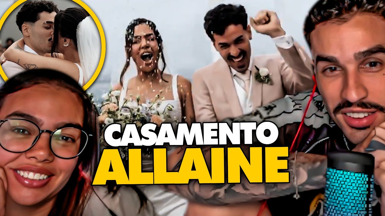 A CERIMÔNIA COMPLETA DO CASAMENTO DO ALLAN COM A ELAINE! | Clipes do Stag