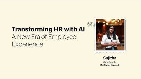 Transforming HR with AI a new ear of employee experience